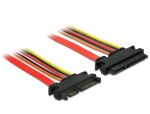 DeLOCK 84918 SATA-Kabel 0,2 m SATA 22-pin Schwarz,...
