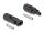 DeLOCK DL4 Solar Steckverbinder für Kabel zum Crimpen, Stecker und Buchse, schwarz 2 Stück