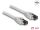 DELOCK RJ45 Netzwerkkabel Cat.8.1S/FTP 0,25m bis 40Gbps Grau