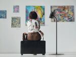 Durable Tought Floor Tablet-Ständer Schwarz