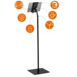 Durable Tought Floor Tablet-Ständer Schwarz