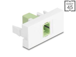 DELOCK Easy 45 Modul SC Simplex Bu zu Simplex Bu lindgrün/we