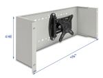 DELOCK 19" Monitorarm grau
