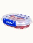 Sistema 881523 Lebensmittelaufbewahrungsbehälter Rechteckig Container 0,18 l Transparent 3 Stück(e)