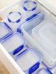 Sistema 881523 Lebensmittelaufbewahrungsbehälter Rechteckig Container 0,18 l Transparent 3 Stück(e)