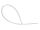 Alcasa KAB-25T48 Kabelbinder Lösbarer Kabelbinder Nylon Transparent 100 Stück(e)