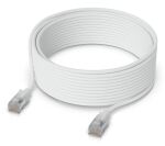 Ubiquiti UACC-Cable-Patch-EL-C6A-12M-W Netzwerkkabel Durchscheinend, Weiß Cat6a