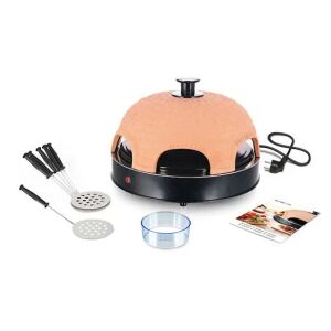 Emerio PO-115984 Pizzamacher/Ofen 6 Pizza/Pizzen 1200 W Schwarz, Orange