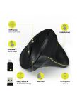 Port Designs 900706-BT Maus Büro rechts RF Wireless + Bluetooth Optisch 1600 DPI