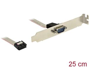 Slotblech Delock 1x D-Sub9