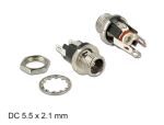 DeLOCK 89910 Drahtverbinder DC Schwarz, Nickel