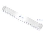 DELOCK Geflechtschlauch selbstschließend 2 m x 13 mm weiß