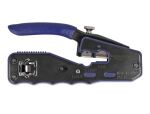 DeLOCK Crimpzange für 8P/ RJ45 Modularstecker mit Klinge und Abisolierer (Easy-Connect)
