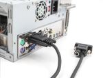 DeLOCK Seriell Kabel RS-232 D-Sub9 Buchse zu D-Sub9 Buchse Stromanschluss an Pin 9 0,5 m