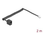 DELOCK Telefonkabel/Spiralkabel RJ11 St. zu RJ45 Bu. 2m
