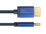 Alcasa 4521-SF005B HDMI-Kabel 0,5 m HDMI Typ A (Standard) Blau