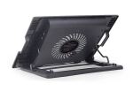 Gembird NBS-1F17T-01 Llaptop-Kühlpad 43,2 cm (17") 1500 RPM Schwarz