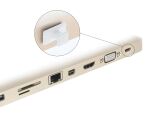 DeLOCK Staubschutz für USB Type-C Buchse mit großem Griff 10 Stück weiß