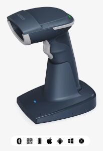 Inateck BCST-54 Tragbares Barcodelesegerät 1D/2D CMOS Blau, Grau