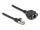DeLOCK Netzwerk Verlängerungskabel S/FTP RJ45 Stecker zu RJ45 Buchse Cat.6A 2 m schwarz