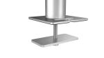 Durable 508823 Flachbildschirm-Tischhalterung 86,4 cm (34") Tisch/Bank Silber