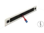 DeLOCK 19″ Kabelmanagement Bürstenleiste...