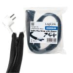 LogiLink KAB0048 Kabelmuffe Schwarz