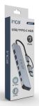 Inca IUTP-7T Schnittstellen-Hub USB 3.2 Gen 1 (3.1 Gen 1) Type-A + Type-C 5000 Mbit/s Grau