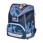 Herlitz UltraLight Plus TechMech Schulranzen-Set Junge Polyester Blau, Orange