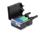 DELOCK VGA15 Buchse zu Terminalblock Adapter mit Gehäuse