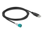 DELOCK Kabel HSD Z Stecker zu USB 2.0 Typ-A Stecker 2 m
