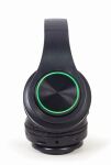Gembird BHP-LED-01 Kopfhörer & Headset Verkabelt & Kabellos Kopfband Musik/Alltag Mikro-USB Bluetooth Schwarz