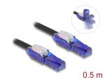 DELOCK Netzwerkkabel Cat.6 UTP 180 Winkelbar Steckern 0,5M