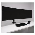 LC-Power LC-EQ-A49B Flachbildschirm-Tischhalterung 124,5 cm (49") Tisch/Bank Schwarz