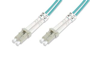 Digitus LWL Multimode OM 3 Patchkabel, LC / LC