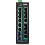Trendnet TI-PG162 Netzwerk-Switch Unmanaged Gigabit Ethernet (10/100/1000) Power over Ethernet (PoE) Schwarz