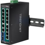 Trendnet TI-PG162 Netzwerk-Switch Unmanaged Gigabit Ethernet (10/100/1000) Power over Ethernet (PoE) Schwarz