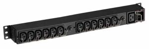 Eaton EFLX12I Stromverteilereinheit (PDU) 13 AC-Ausgänge 1U Schwarz