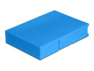 DELOCK Schutzbox für 3.5" HDD blau