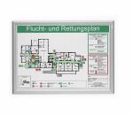 Durable 500823 Wandrahmen 450 x 625 mm Rechteck Silber Aluminium