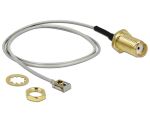 DELOCK Antennenkabel SMA Buchse zum Einbau zu I-PEX Inc. MHF