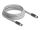 DELOCK M12 Kabel L-kodiert 5 Pin St r. gew. zu Bu PUR 3m