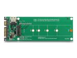 DELOCK U.2 SFF-8654 oder SATA Konverter zu 1xM.2 Key M Slot