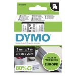 DYMO Original D1-Etikettenband | schwarz auf transparent...