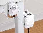 DELOCK Keystone Leergehäuse 2 Port magnetischer Unterseite w