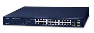 PLANET GS-4210-24T2S Netzwerk-Switch Managed L2 Gigabit Ethernet (10/100/1000) 1U Blau