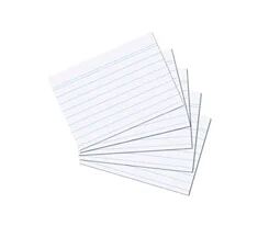 Herlitz 1150705 Karteikarte Weiß 100 Stück(e)