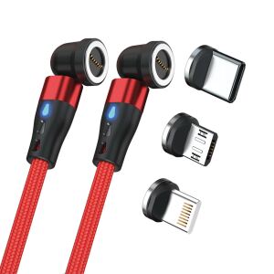 RealPower MagneticCharge2 USB Kabel 1 m Rot
