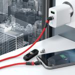 RealPower MagneticCharge2 USB Kabel 1 m Rot