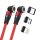 RealPower MagneticCharge2 USB Kabel 1 m Rot